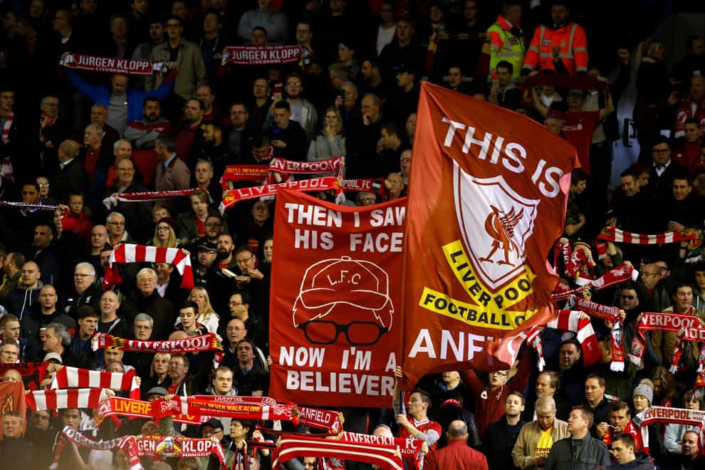 Another 7,000 seats are set to be added as part of the Anfield Road Stand expansion (Peter Byrne/PA)