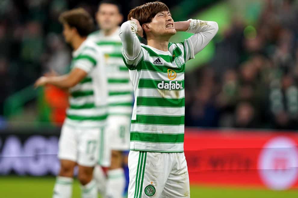 Celtic had a night to forget (Andrew Milligan/PA)