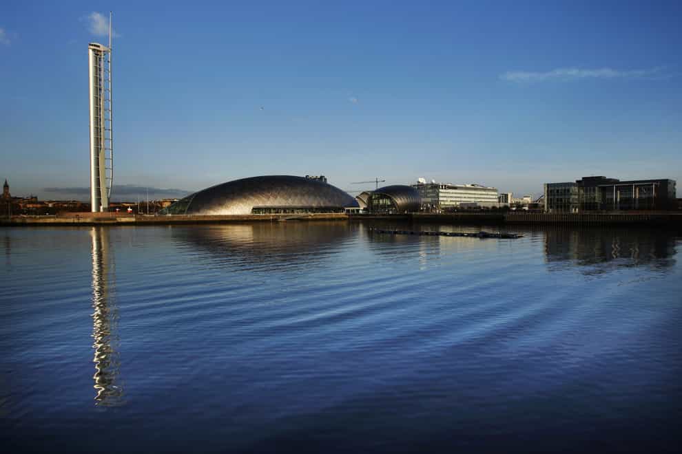 The green zone will be hosted at the Glasgow Science Centre (Danny Lawson/PA)