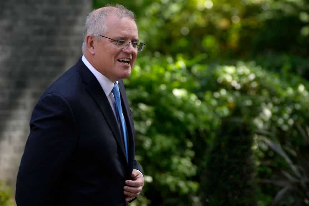 Australian Prime Minister Scott Morrison has announced that vaccinated citizens can start travelling (AP)