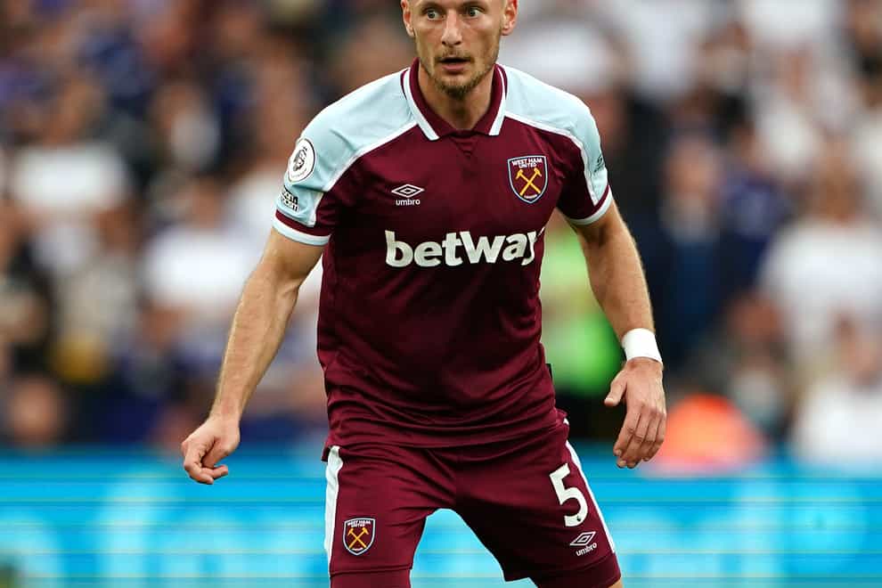 Defender Vladimir Coufal could return for West Ham (Zac Goodwin/PA)