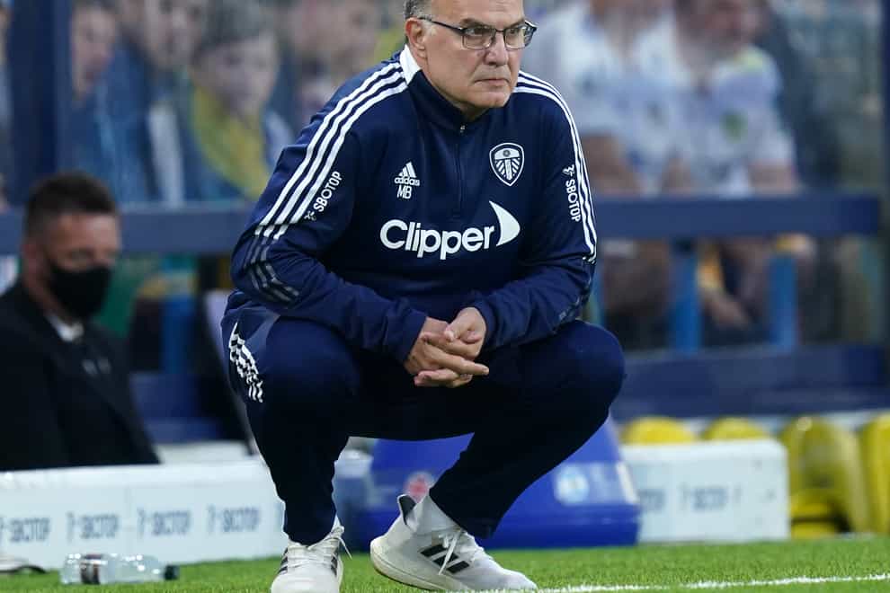 Marcelo Bielsa is hoping Leeds can register their first Premier Leaguer win of the season this weekend (Mike Egerton/PA)