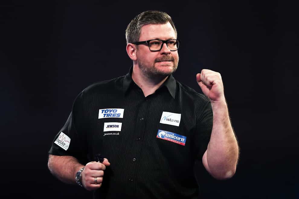 James Wade won a thriller to reach the second round (Kieran Cleeves/PA)
