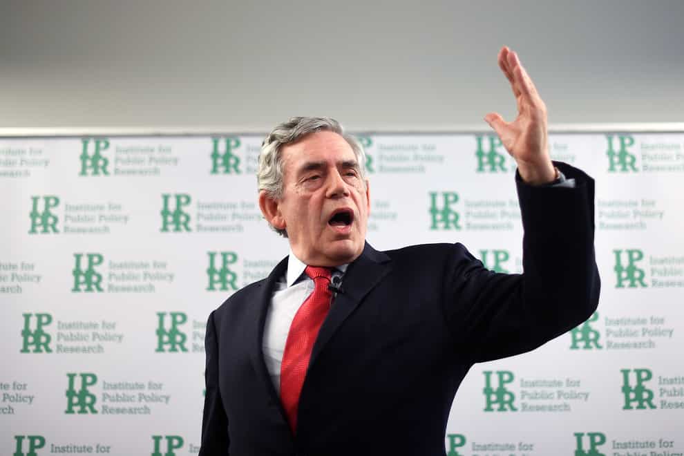 Gordon Brown said a cut in Universal Credit will result in increased fuel poverty (Victoria Jones/PA)