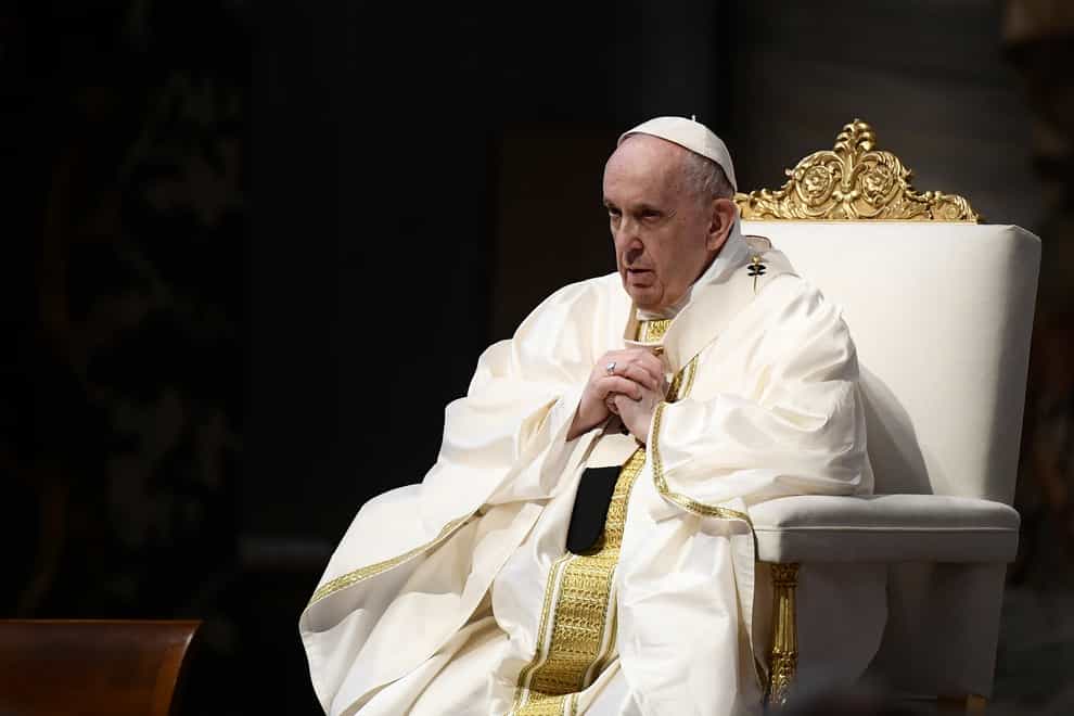 Pope Francis (Filippo Monteforte/Pool photo via AP)