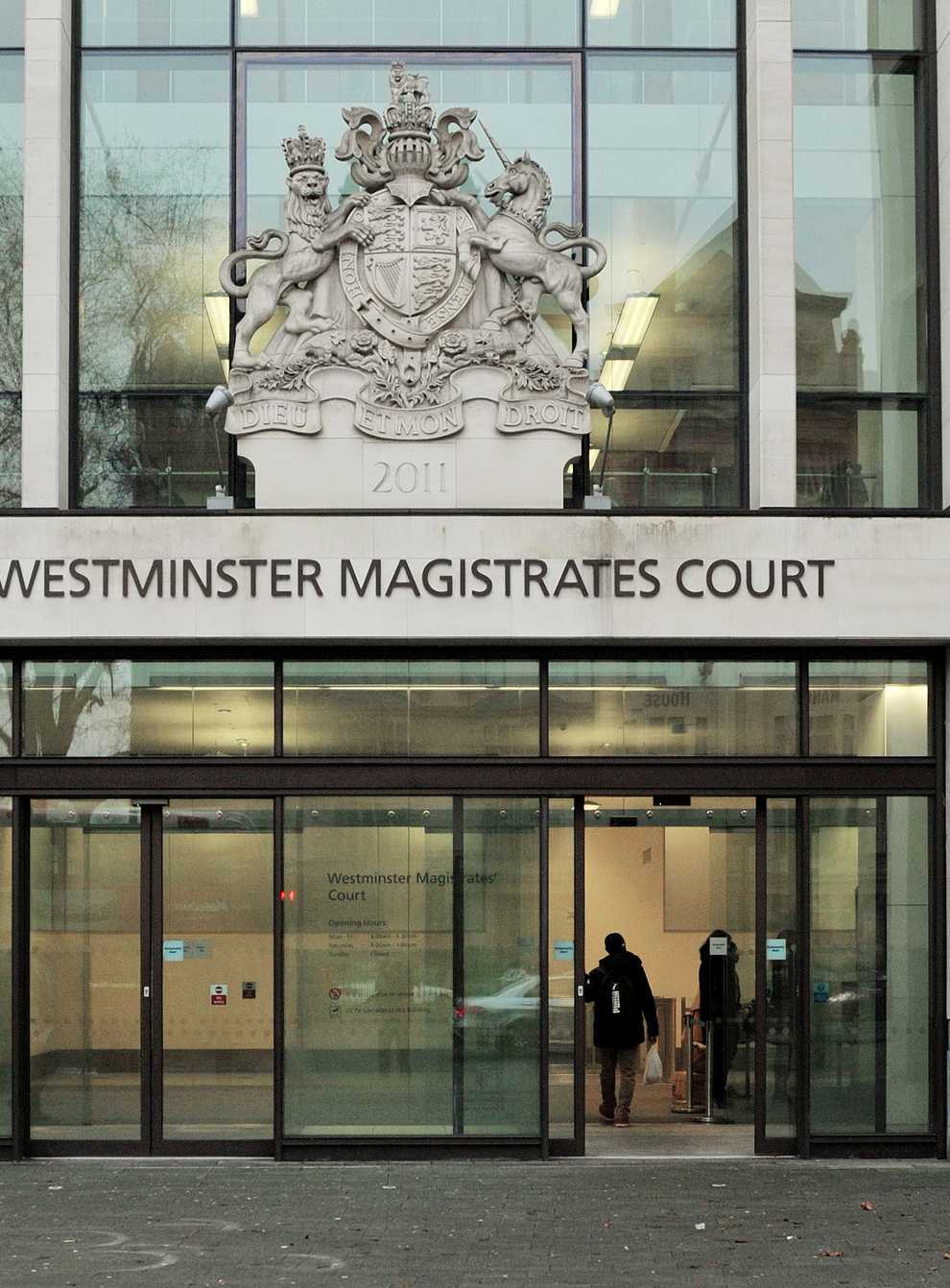 Westminster Magistrates’ Court in London (Nick Ansell/PA)