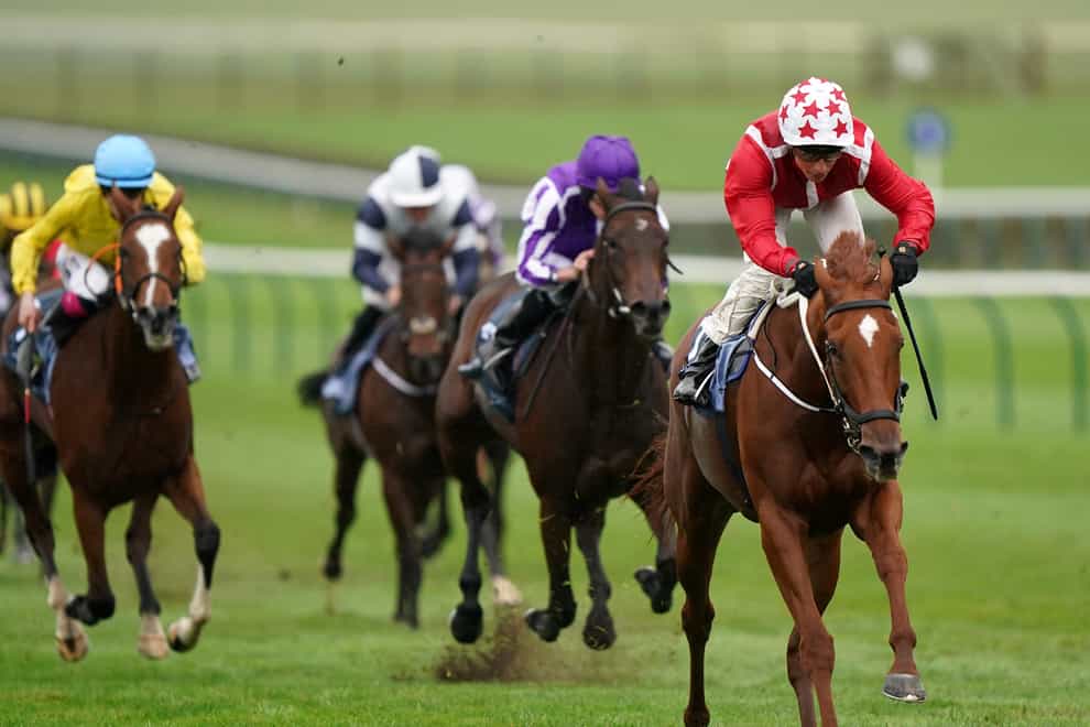 Saffron Beach powers clear in the Sun Chariot (Tim Goode/PA)