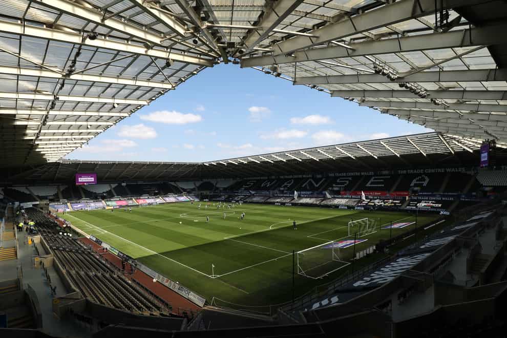 Swansea have told fans that NHS Covid passes are needed to attend their home games (Bradley Collyer/PA)
