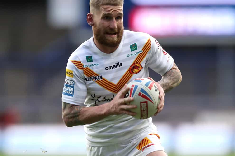 Sam Tomkins sat out Catalans Dragons’ semi-final victory over Hull KR as he recovered from a knee injury (Martin Rickett/PA).
