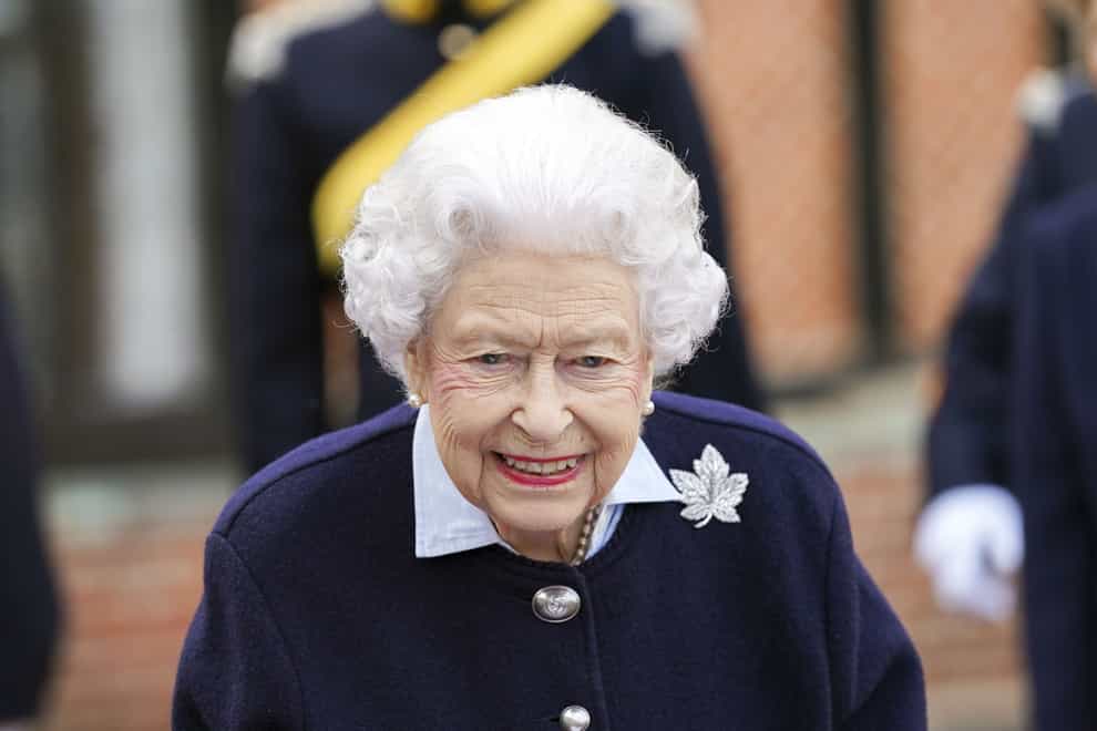 The Queen will place her message in the baton before the first leg of its journey (Steve Parsons/PA)