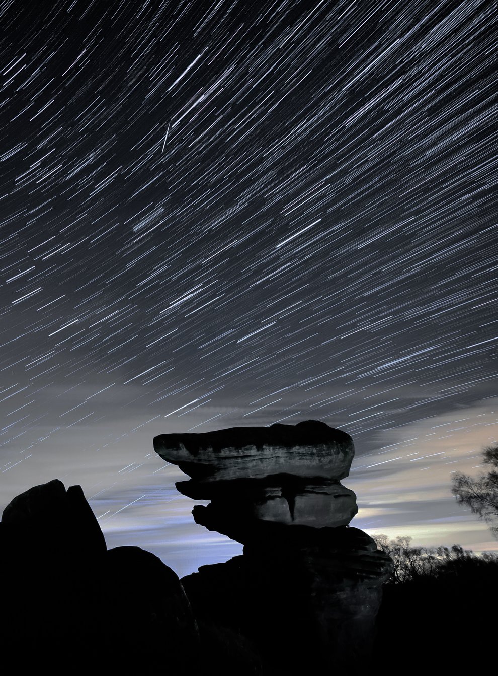 The Draconids are one of the two meteor showers to light up the skies in October (Danny Lawson/PA)