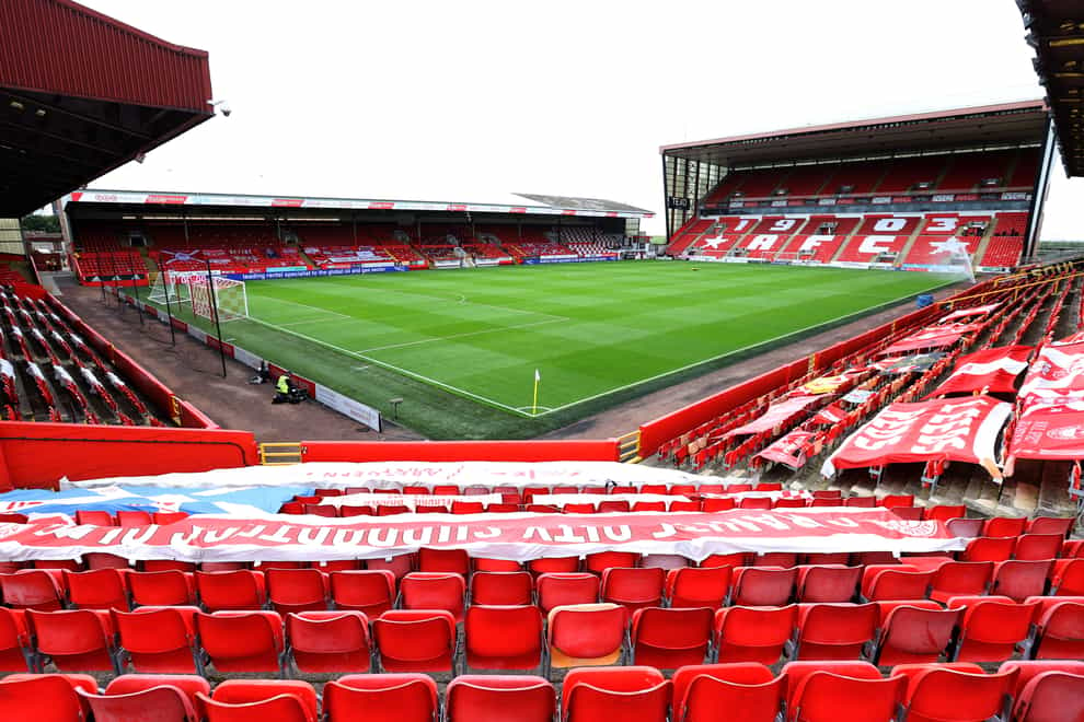 Fans will not be required to prove vaccination at Pittodrie (Jeff Holmes/PA)
