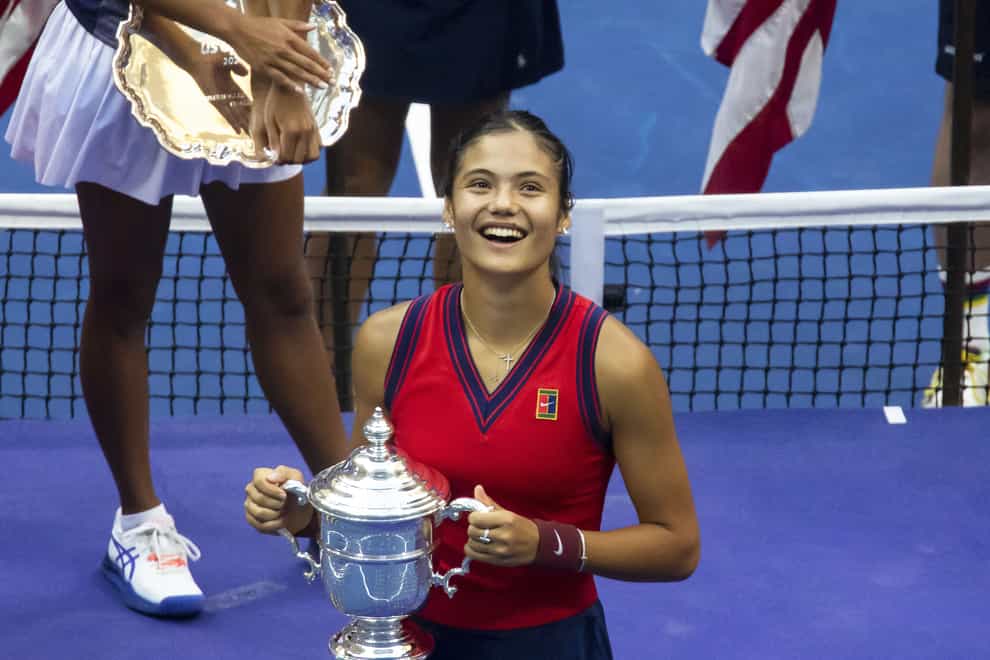 Emma Raducanu is looking to move on from her US Open triumph (Michael Nagle/Xinhua via PA Wire)