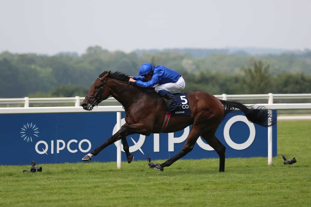 Adayar is lijkely to be left in the Qipco Champion Stakes at the confirmation stage (Nigel French/PA)