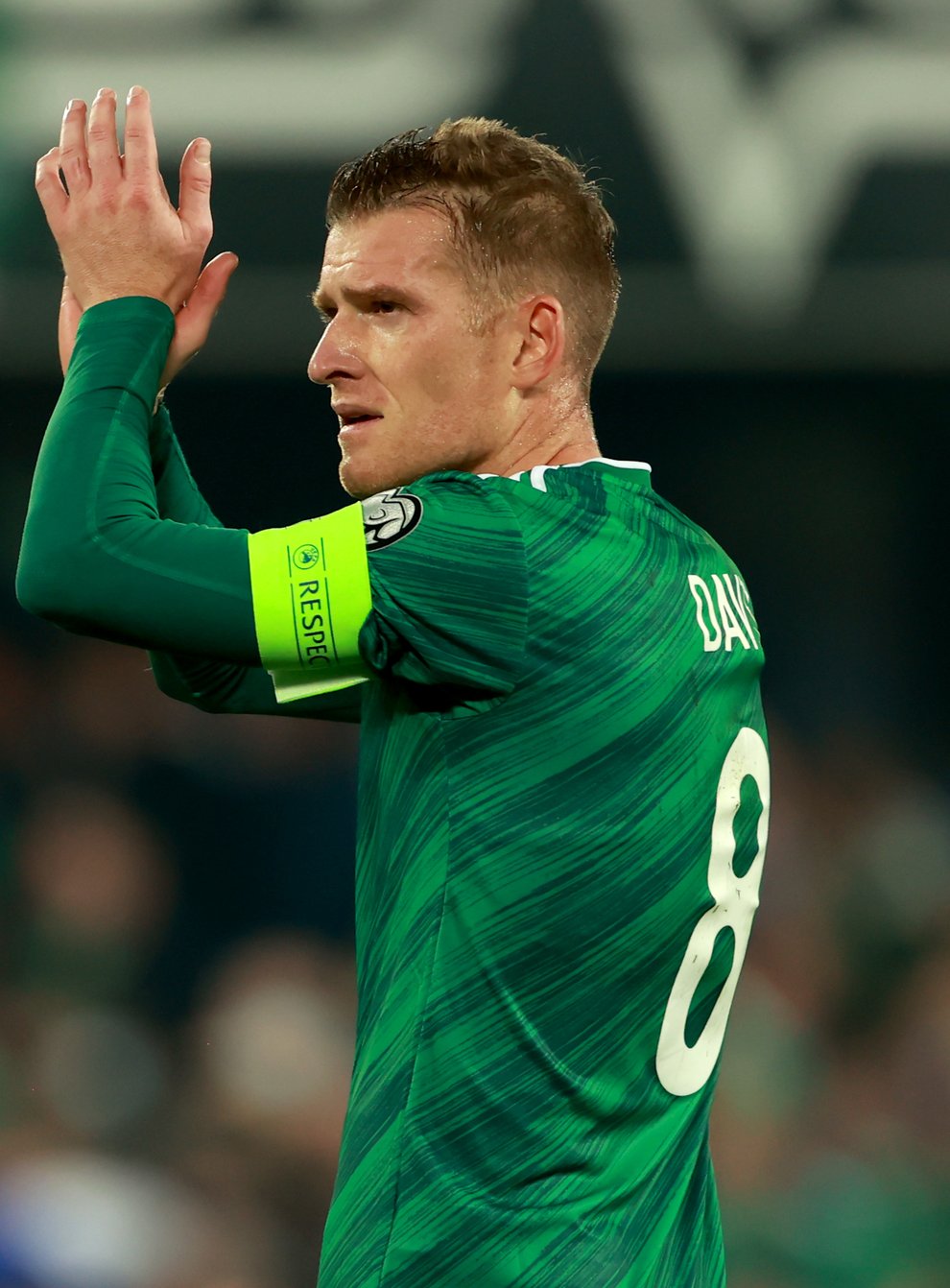 Steven Davis believes the pressure is on Switzerland ahead of Saturday’s World Cup qualifier (Liam McBurney/PA)