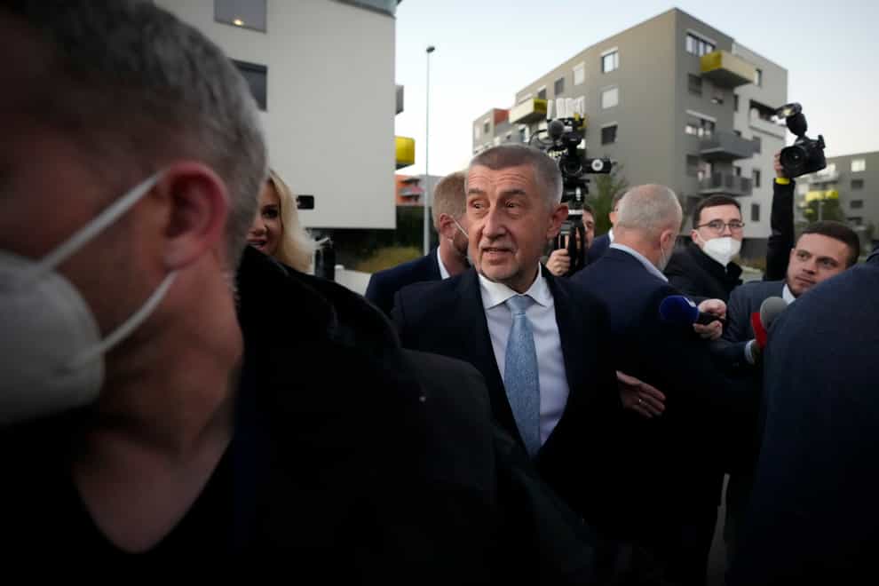 Czech Republic’s Prime Minister Andrej Babis (Petr David Josek/AP)
