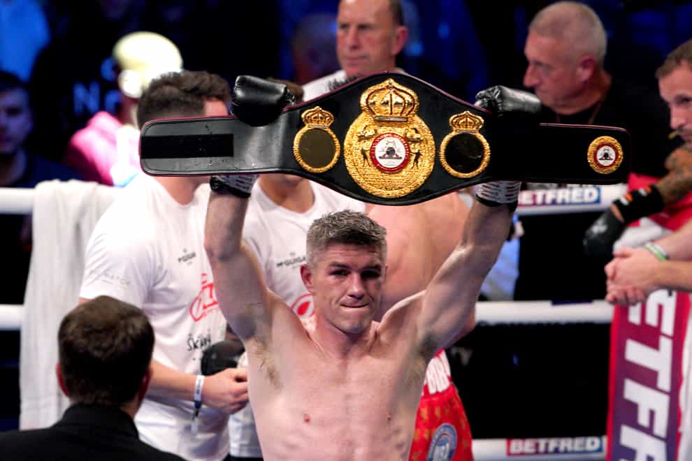 Liam Smith produced an eight-round stoppage (Peter Byrne/PA)