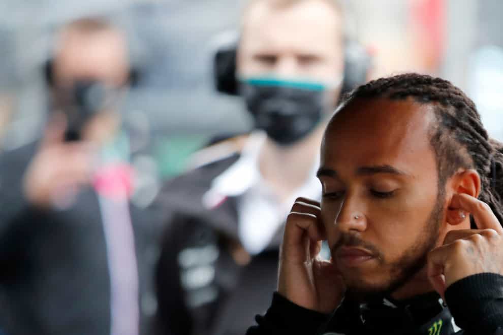 Mercedes driver Lewis Hamilton was furious with his team in Turkey (Umit Bektas/AP)