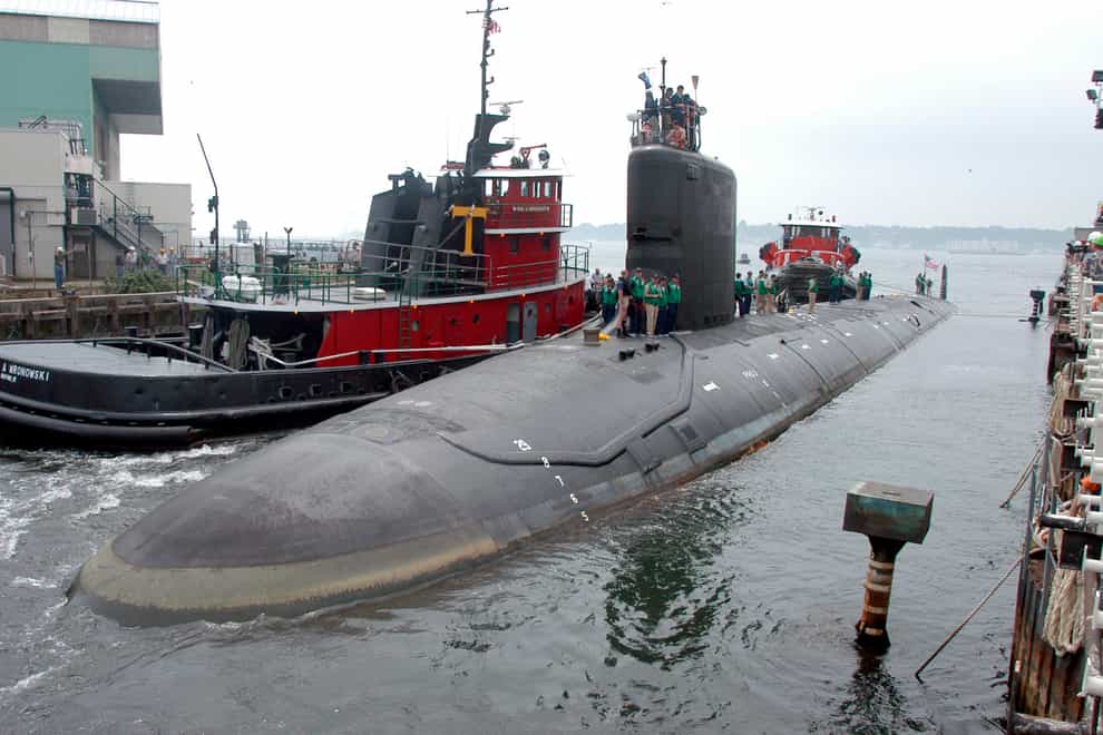 A nuclear-powered US submarine (Jack Sauer/AP)
