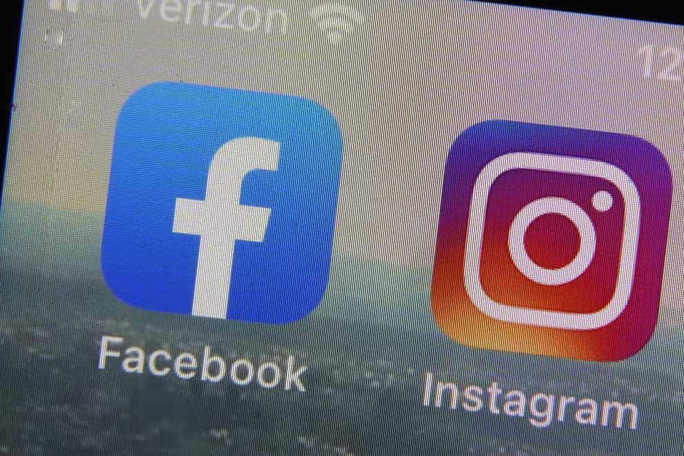 Instagram and Facebook apps (PA)
