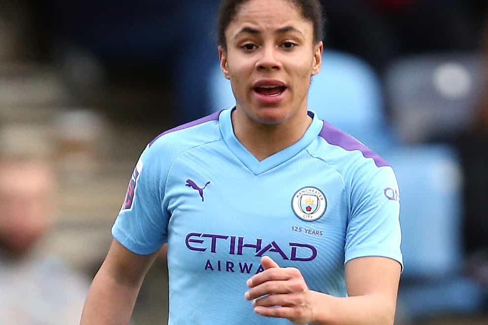 Manchester City’s Demi Stokes says it is important players keep taking the knee (Nigel French/PA).
