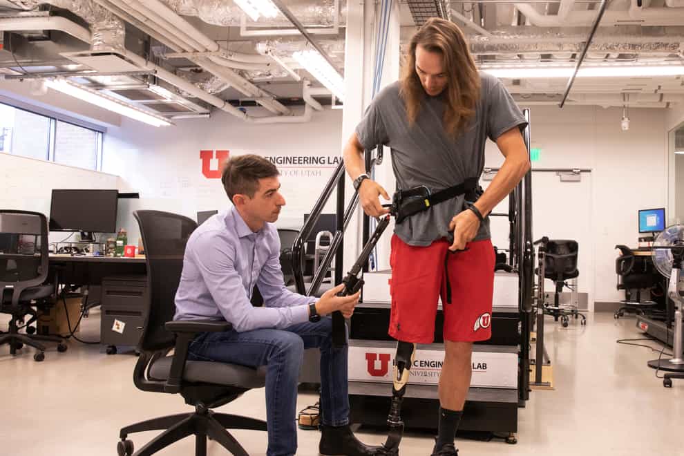 Exoskeleton improves walking in patients with above-knee amputation – study (Dan Hixson/University of Utah College of Engineering)