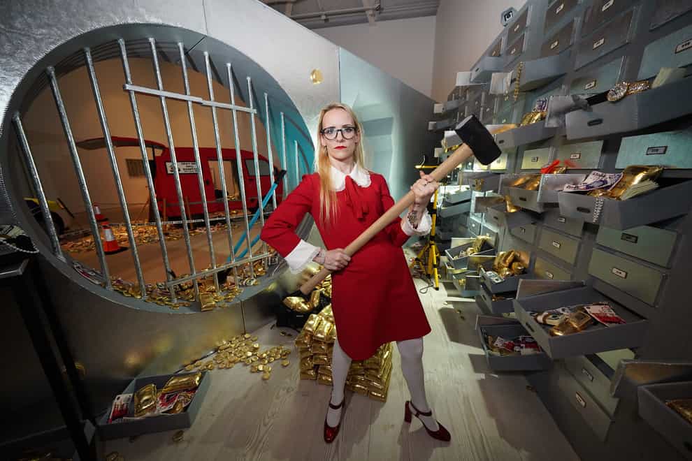 The Billion Dollar Robbery by Lucy Sparrow – Saatchi Gallery (Yui Mok/PA)