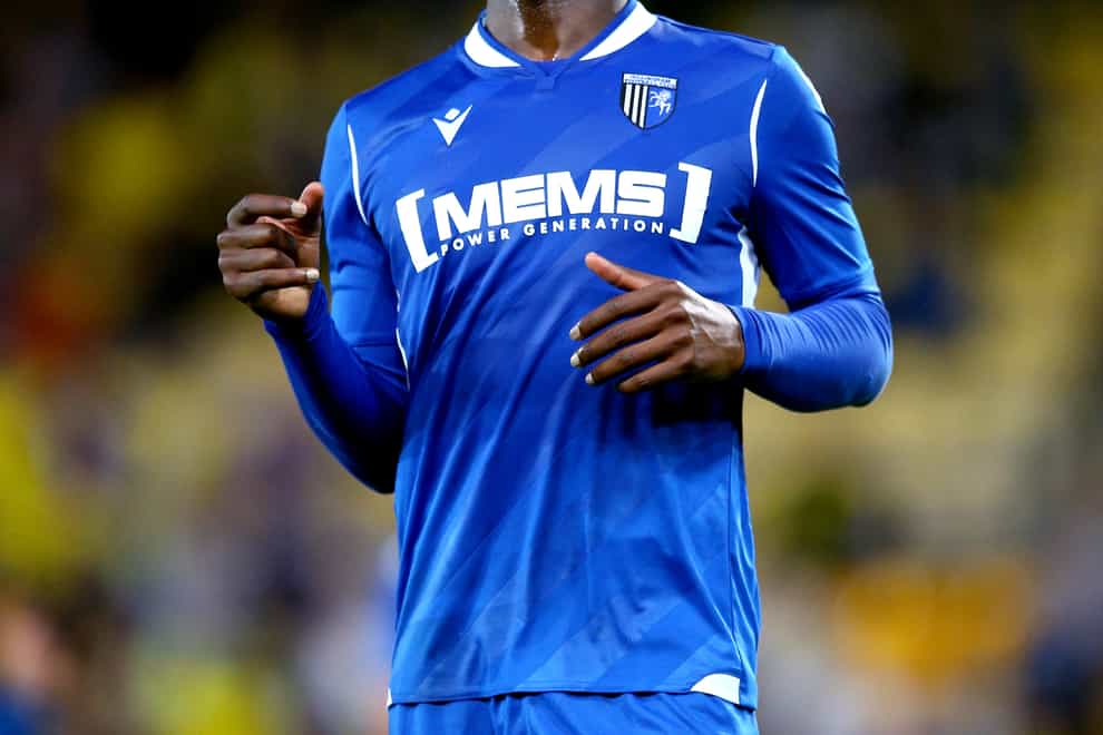David Tutonda will miss out for Gillingham (Nigel French/PA)