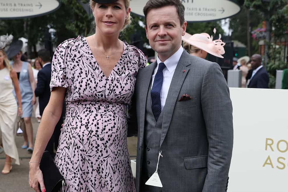 Declan Donnelly and Ali Astall were asleep at the time of the alleged attempt to steal their luxury car (Steve Parsons/PA)