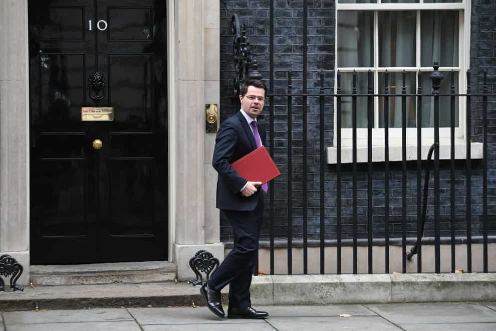 The then Northern Ireland Secretary James Brokenshire leaving after the weekly Cabinet meeting at 10 Downing Street, London (PA)