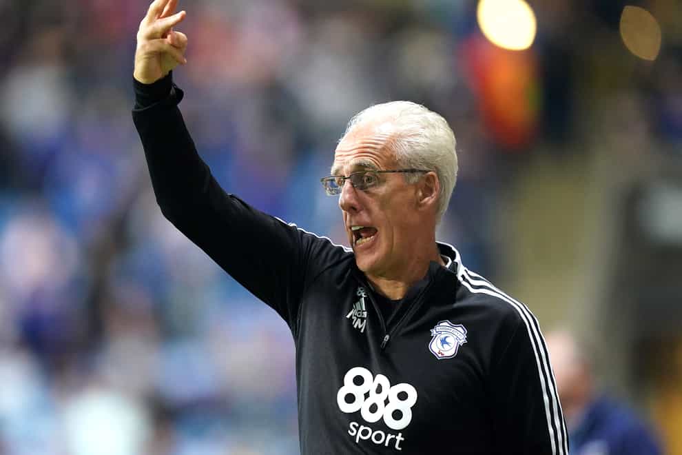 Mick McCarthy suffered a sixth straight league defeat in the south Wales derby at Swansea (Mike Egerton/PA)