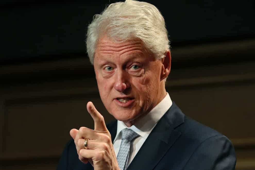 Bill Clinton (Brian Lawless/PA)