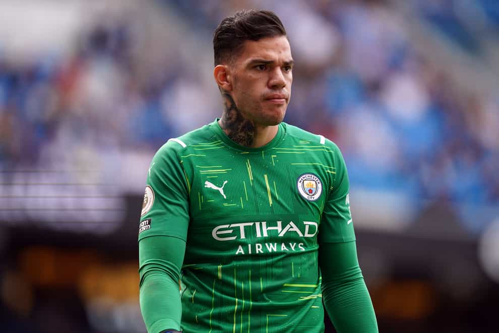 Ederson missed Manchester City’s victory over Burnley (Martin Rickett/PA)