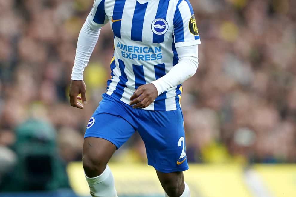 Tariq Lamptey made his first Premier League appearance in 10 months during Brighton’s draw at Norwich (Joe Giddens/PA)