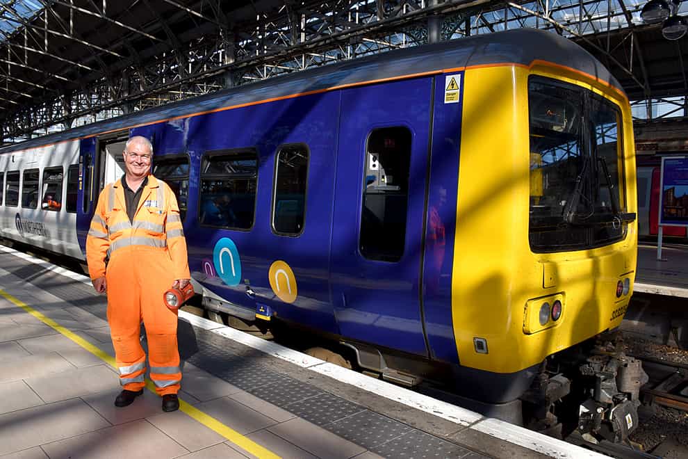 Craig Neild is celebrating half a century in the rail industry (Northern/PA)