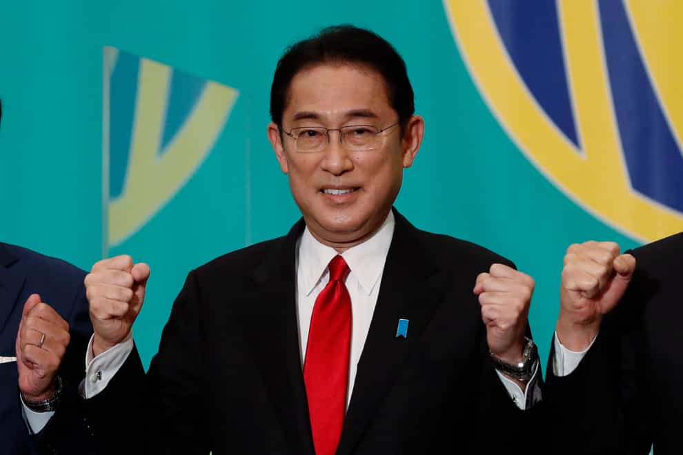 Japan’s prime minister Fumio Kishida (Issel Kato/AP)