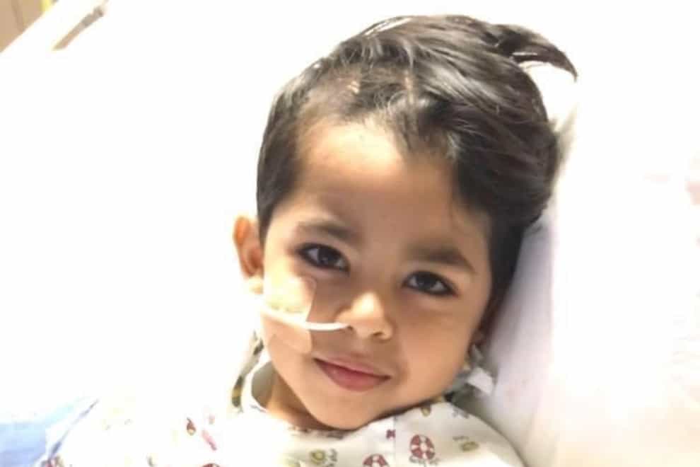 Rayhan died at the age of four (Brain Tumour Research/PA)