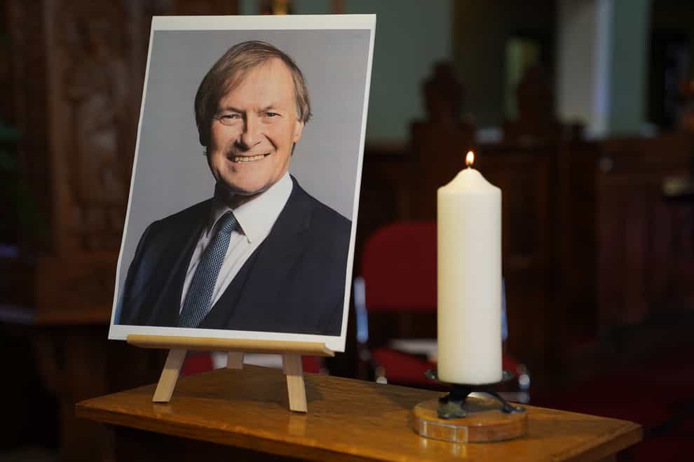 Prayers are being offered at a service of remembrance for the MP Sir David Amess (Kirsty O’Connor/PA)