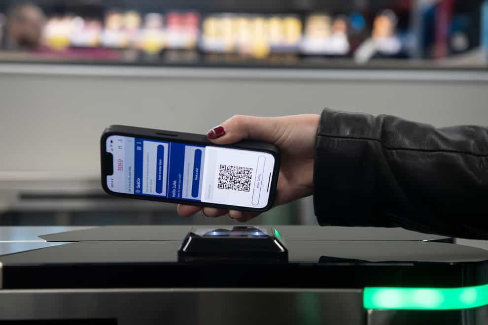 Shoppers will need to use the Tesco.com app (Ben Stevens/Parsons Media/PA)