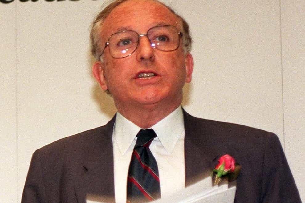 Labour MP Greville Janner in 1996 (PA)