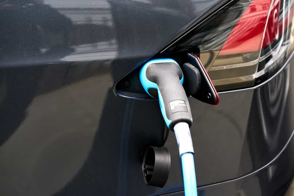 Other transport commitments in the Government’s net zero strategy include an additional £620 million of funding to support the rollout of charging infrastructure (John Walton/PA)