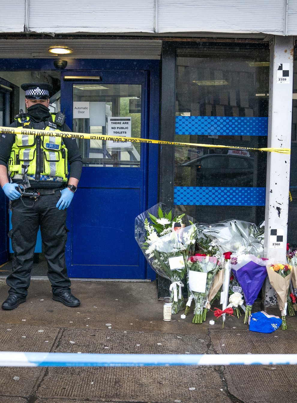 Justin McLaughlin was found seriously injured at High Street station in Glasgow (Jane Barlow/PA)
