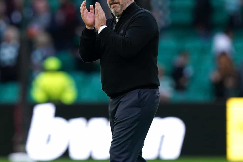 Ange Postecoglou happy with crucial Celtic win (Andrew Milligan/PA)