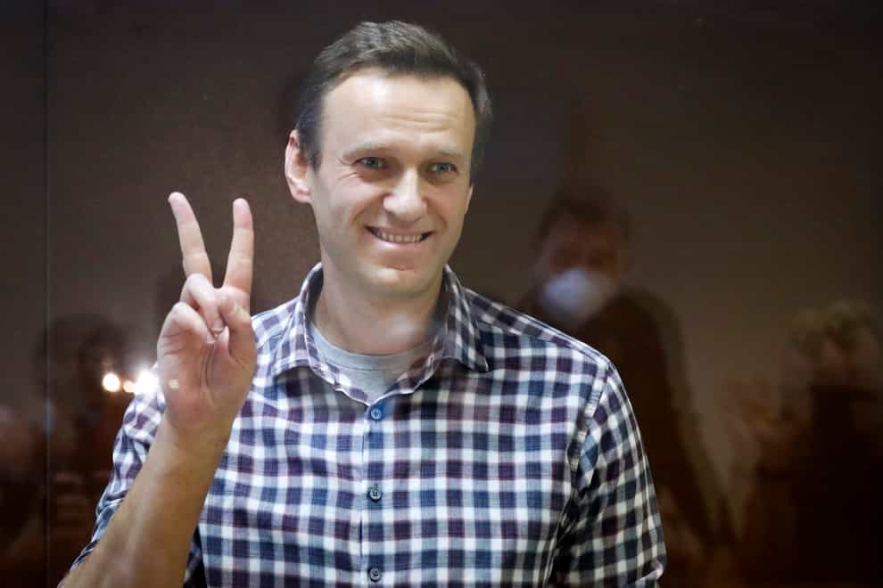 Alexei Navalny was the subject of a nerve agent attack and was immediately jailed on his return to his homeland after treatment in Germany (AP Photo/Alexander Zemlianichenko, file)