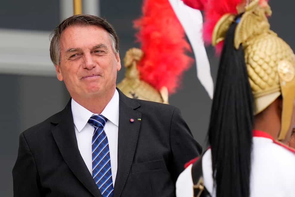 Brazilian president Jair Bolsonaro could face charges over the country’s disastrous response to Covid (AP Photo/Eraldo Peres)