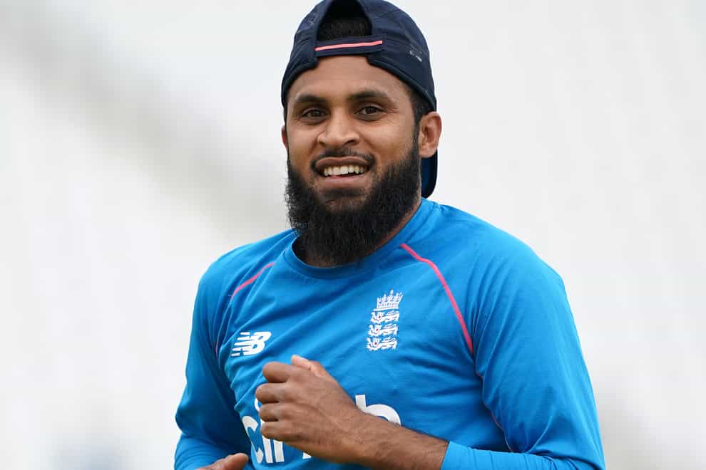 Adil Rashid is not feeling the pressure of being England’s main spinner at the T20 World Cup (Zac Goodwin/PA)