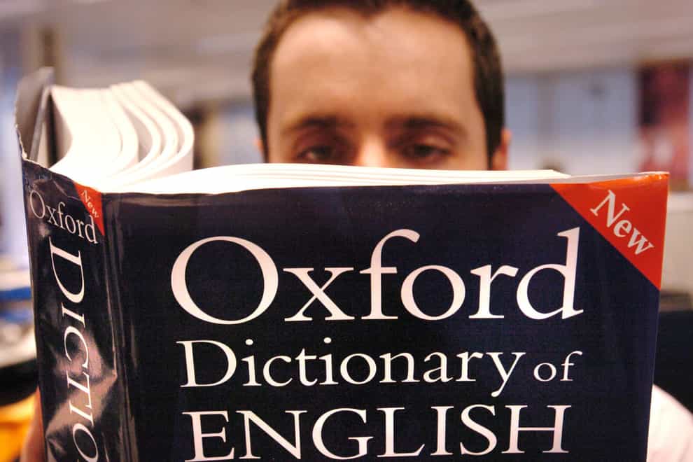 A special update of the Oxford English Dictionary is dedicated to exploring the language of climate change (Posed by model/Ian Nicholson/PA)
