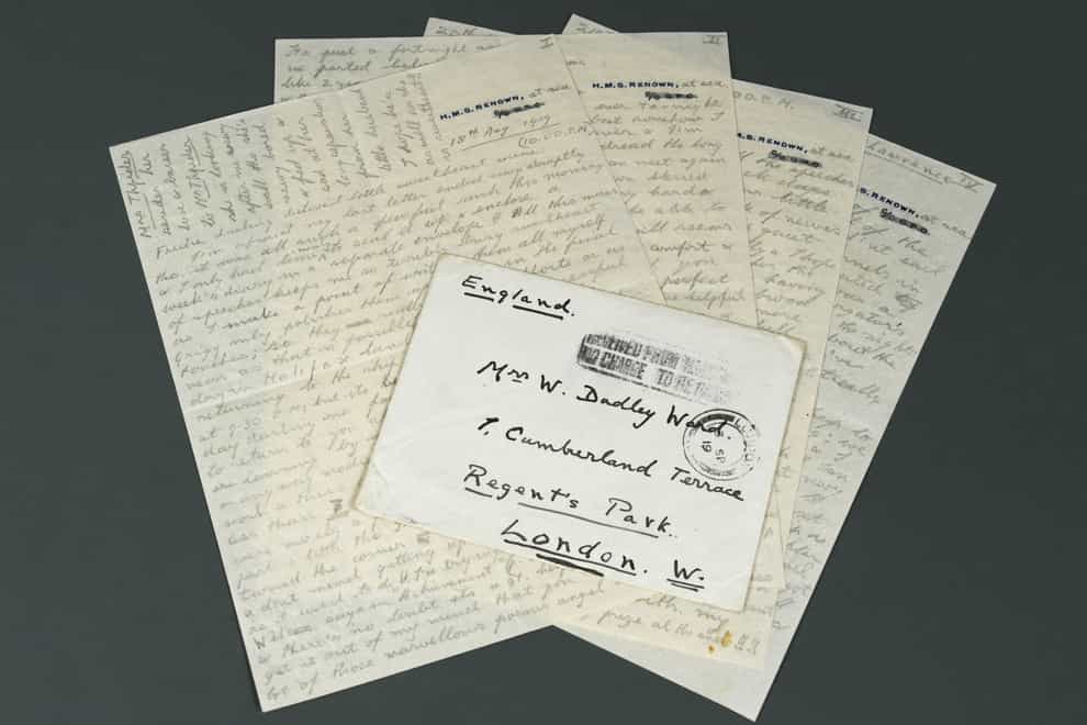 The love letter from Edward VIII has fetched more than £7,000 at auction (Cheffins/PA)