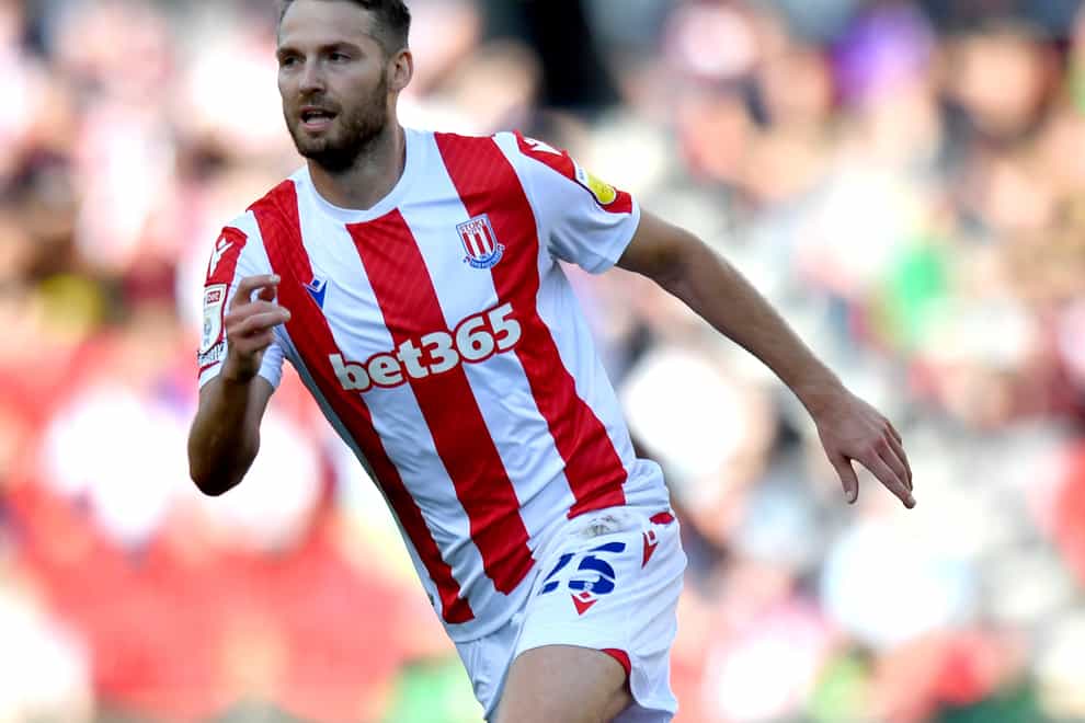 Stoke’s Nick Powell is facing six to eight weeks on the sidelines (Anthony Devlin/PA)