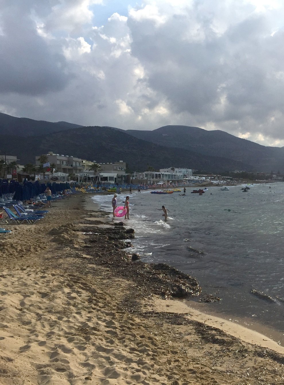 The incident occurred on a beach on the Greek island of Crete (Flora Thompson/PA)